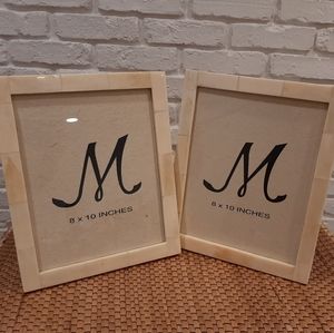 Two Ivory Picture frames